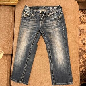 Miss Me Blue Ankle & Cropped Jeans